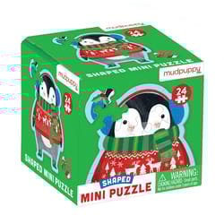 Mudpuppy Shaped Mini Puzzle Multicolored 24 pc