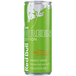 Red Bull Green Edition Curuba Elderflower Berry Energy Drink 12 oz