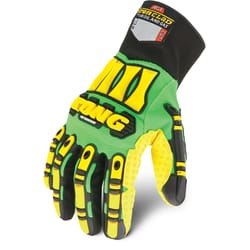 Ironclad Kong Men's High Dexterity Gloves Green/Yellow L 1 pk