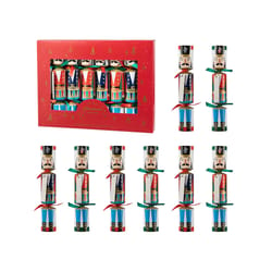 Glitzhome Multicolored Nutcracker Party Cracker 10 in.