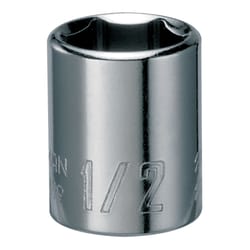 Craftsman 1/2 in. X 1/4 in. drive SAE 6 Point Shallow Socket 1 pc