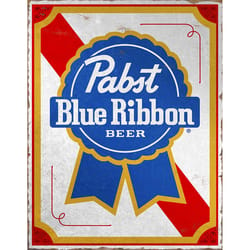 Desperate Enterprises Pabst Blue Ribbon Beer - PBR Sign Tin 1 pk