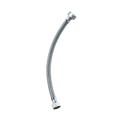 PlumbCraft 1/2 in. Hose Thread in. X 1/2 in. D Hose Thread 12 in. Braided Stainless Steel Faucet Sup