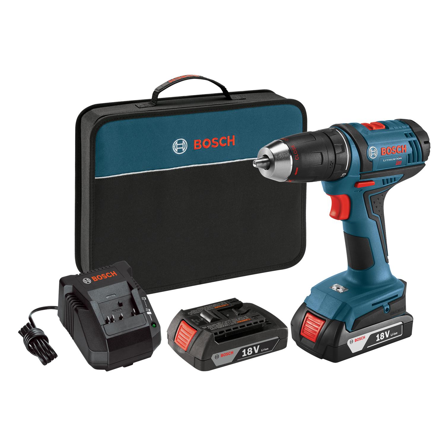 Bosch 18V 1/2 in. Cordless Drill/Driver Kit (Battery & Charger) Sansujyuku sansujyuku.com