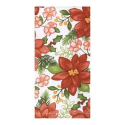 Ritz Watercolor Christmas 16 in. H X 1/4 in. W X 26 in. L Cotton Kitchen Towel