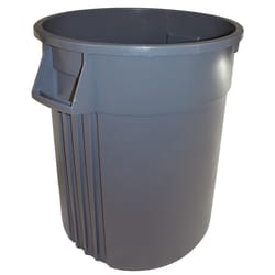 Impact Gator 32 gal Gray Polyethylene Garbage Can Animal Proof/Animal Resistant