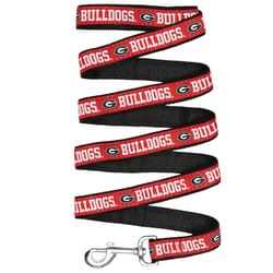 Pets First Team Colors Georgia Bulldogs Nylon Dog Leash Medium