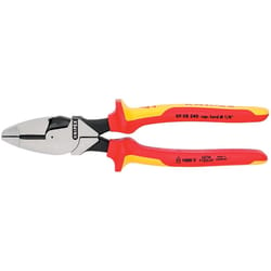 Knipex 9-1/2 in. Steel High Leverage Insulated Lineman's Pliers