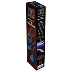 Totally Bamboo Baltique Black/Blue Birch Wood Utensil Set