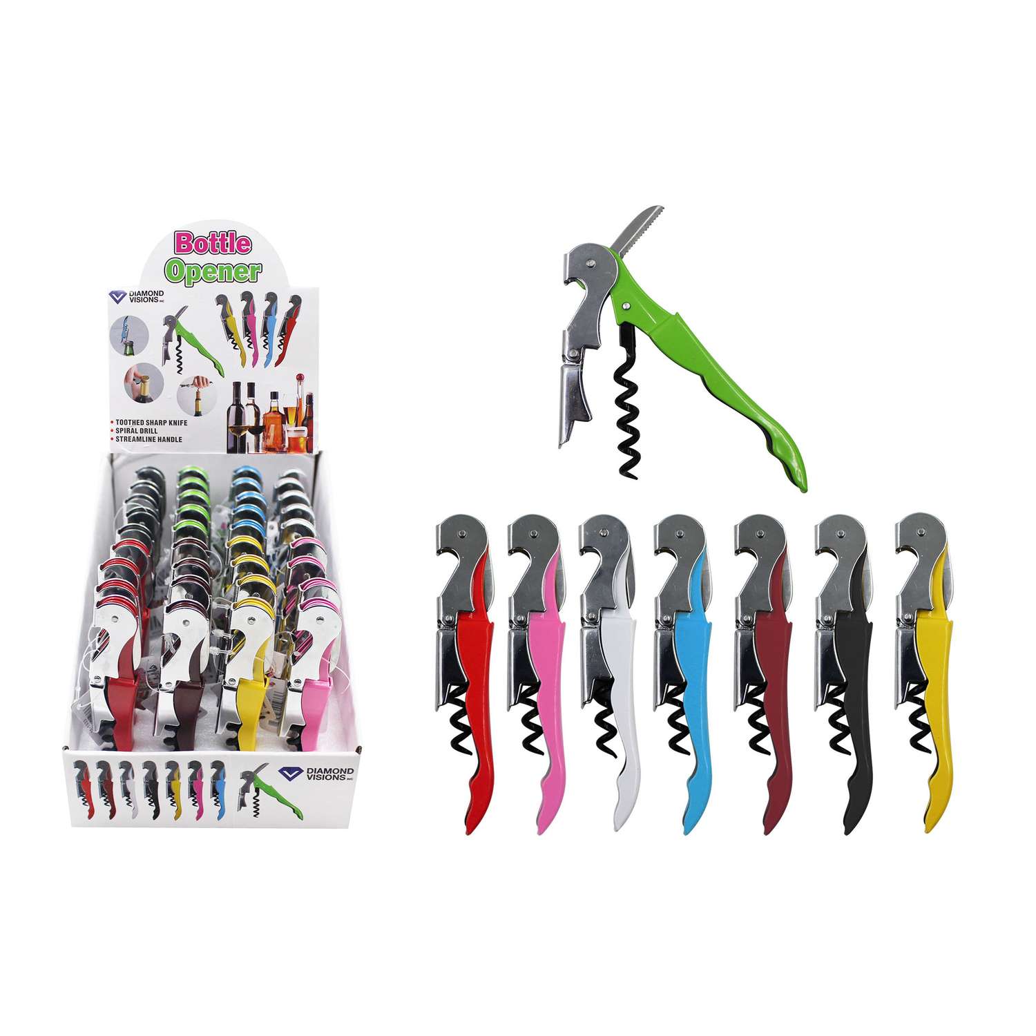 Diamond Visions Assorted Metal Corkscrew Ace Hardware