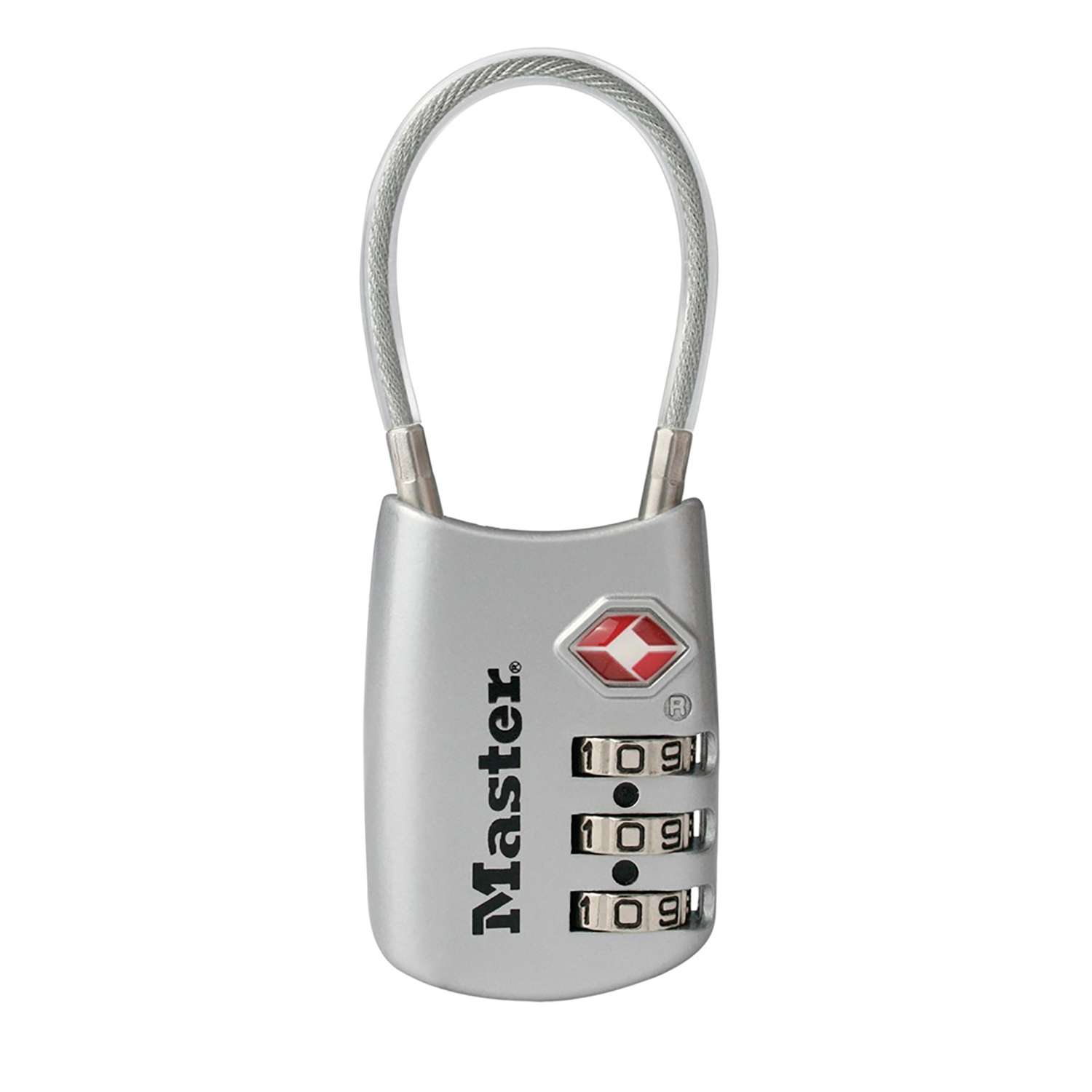 Master Lock 19/16 in. H X 13/16 in. W Steel 3Dial Combination