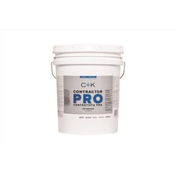 C+K Contractor Pro Eggshell White Water-Based Paint Interior 5 gal