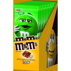 M&M's Crispy Mint/Chocolate Mini's Candy Bar 3.8 oz