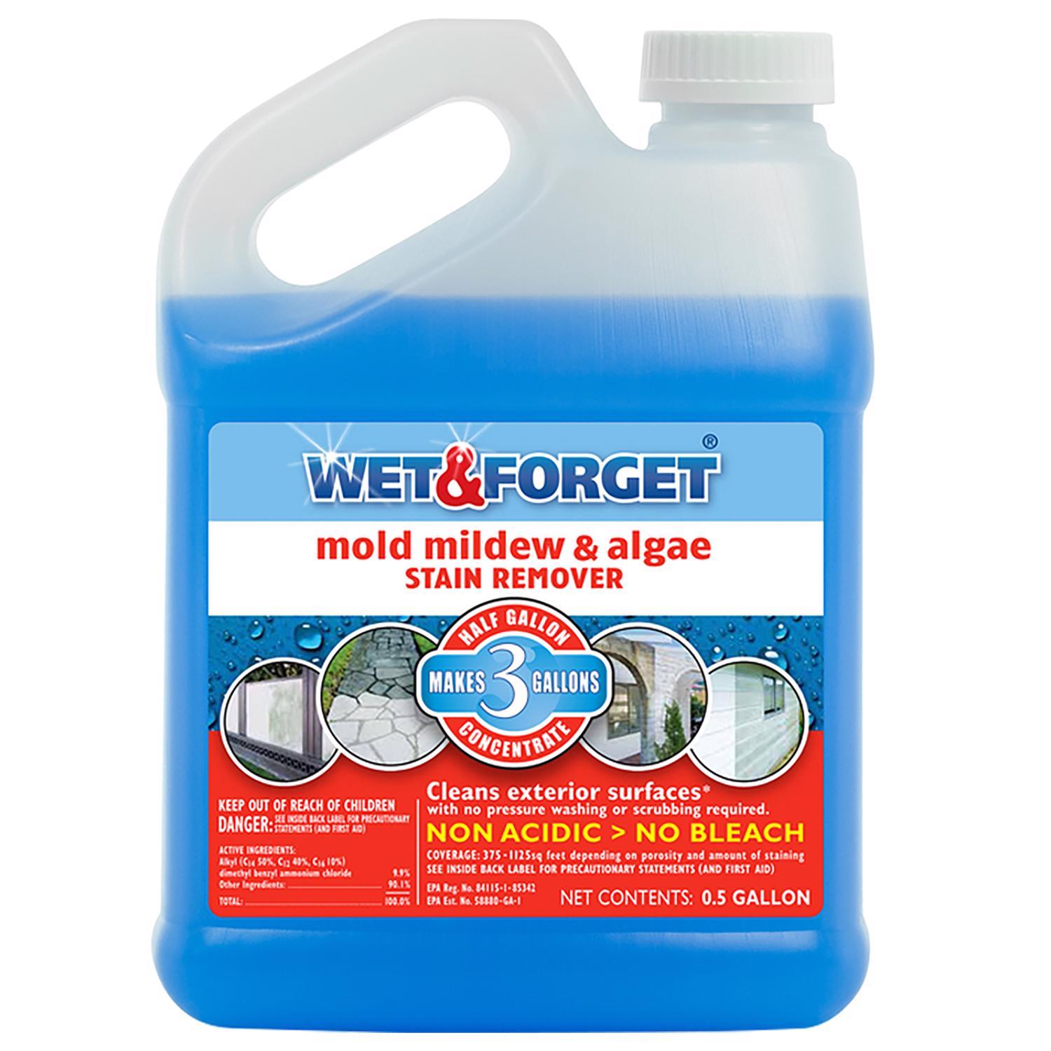 Wet & Forget Shower Cleaner Multi-Surface Weekly No Scrub, Bleach-Free  Formula Vanilla Scent, 64