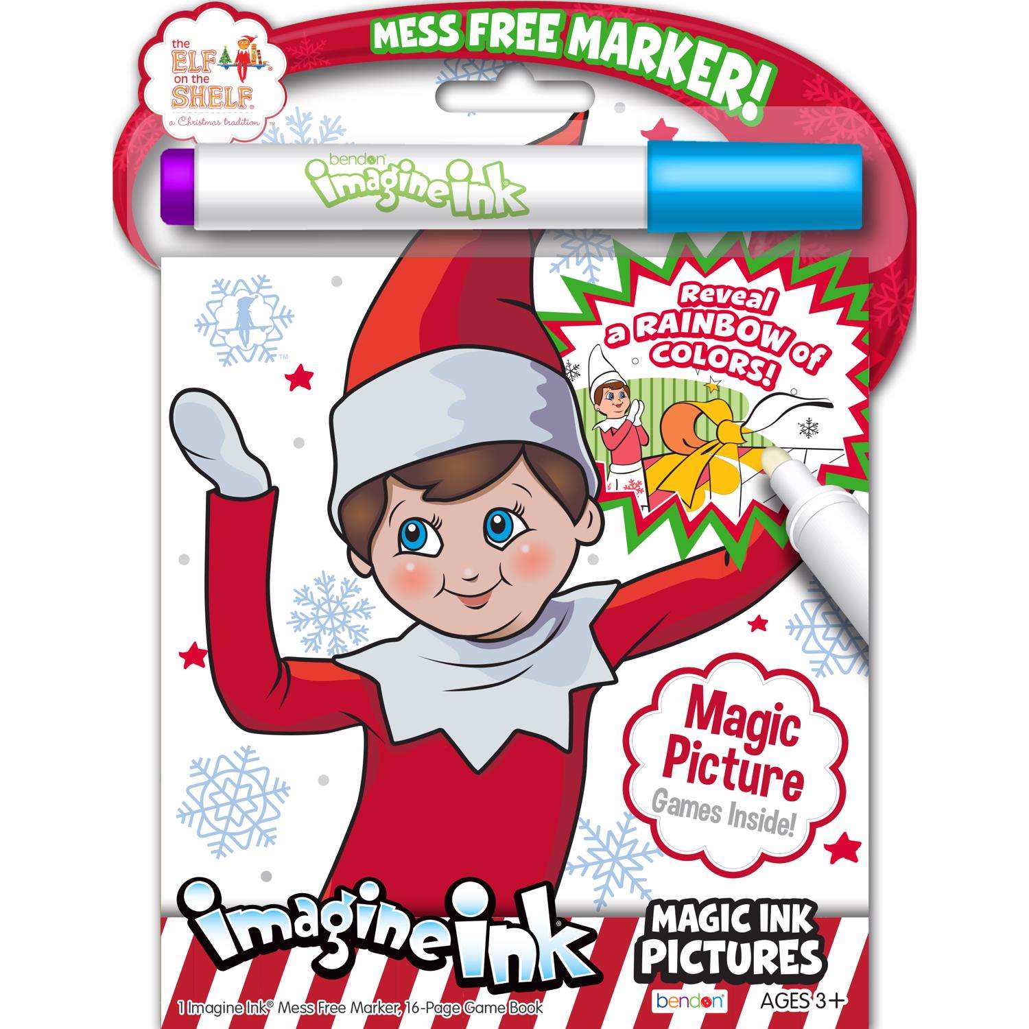 Bendon Imagine Ink Elf on the Shelf Magic Ink Pictures Mfr# 46093 - Ace ...