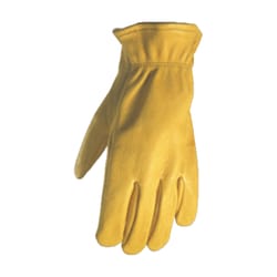 Wells Lamont Men's Driver Gloves Gold Medium 3