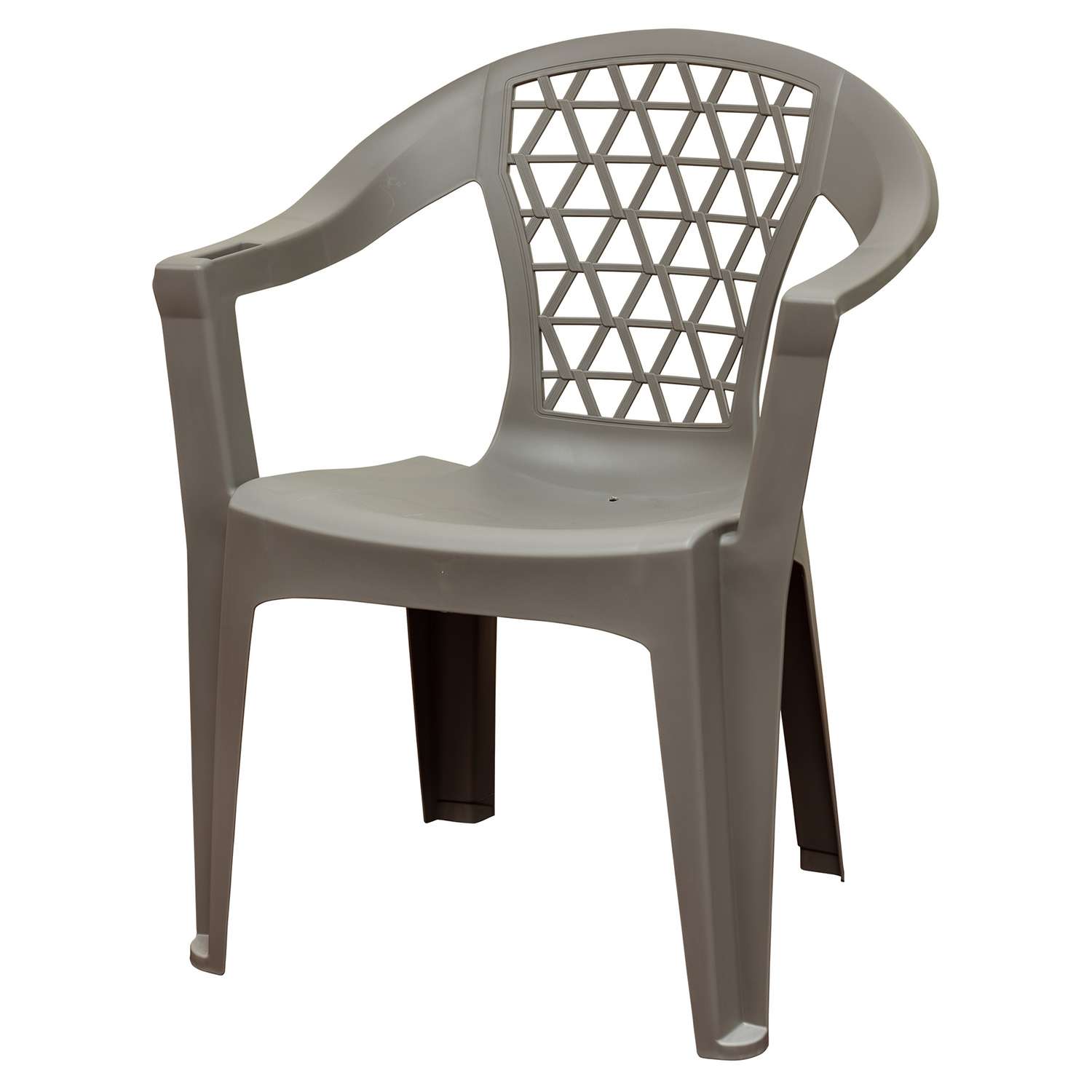 Adams Penza Gray Polypropylene Frame Stackable Chair Ace Hardware