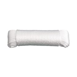 Koch Industries 1/4 in. D X 100 ft. L White Solid Braided Nylon Rope