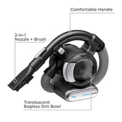 Black+Decker Dustbuster Flex Bagless Cordless Multi-Stage Filter Hand Vacuum