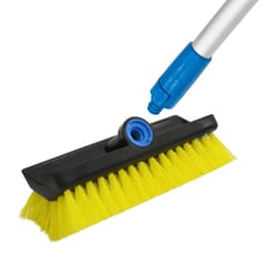 Unger 10 in. W Hard Bristle Plastic Handle Scrub Brush