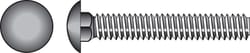 HILLMAN 3/16 in. X 2 in. L Zinc-Plated Steel Carriage Bolt 100 pk