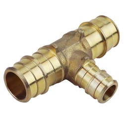 Apollo PEX-A 3/4 in. Expansion PEX in to X 3/4 in. D Barb Brass Reducing Tee
