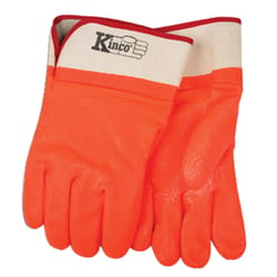 Kinco Men's Indoor/Outdoor Safety Safety Gloves Orange L 1 pair