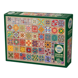 Cobble Hill 50 States Blocks Quilt Jigsaw Puzzle 1000 pc