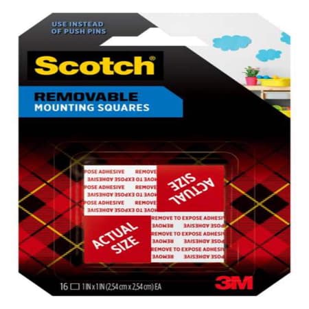 Scotch Removable Double-Sided Mounting Squares