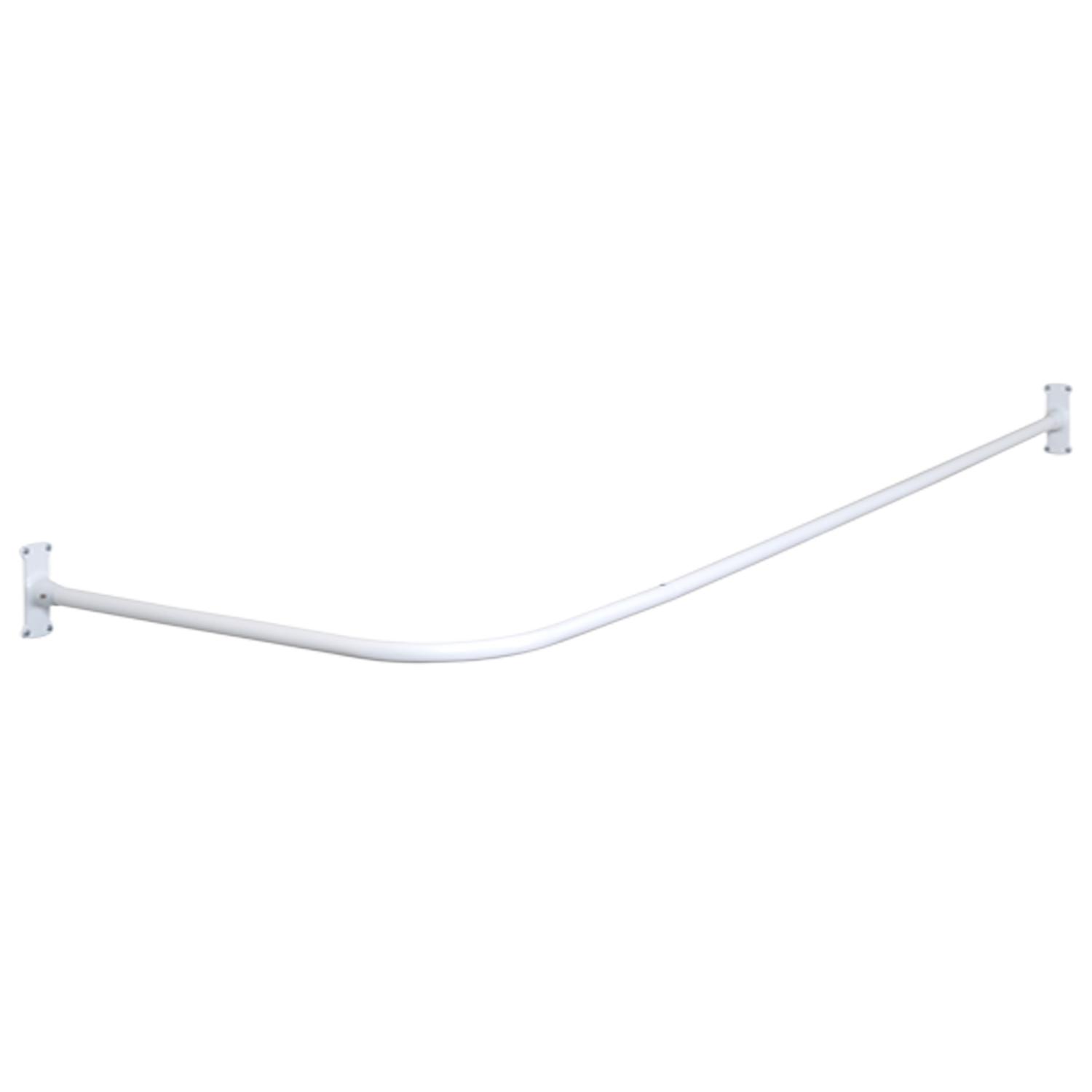 Zenith Products Shower Curtain Rod 66 In L White Ace Hardware   6cae724b B9f5 44f5 9bcb 747824ef92cb