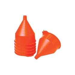 Little Giant Orange 10-1/2 in. H Plastic 192 oz Funnel