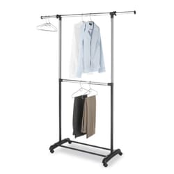 Whitmor 73 in. H X 36-5/16 in. W X 20-1/8 in. L Chrome Adjustable Garment Rack