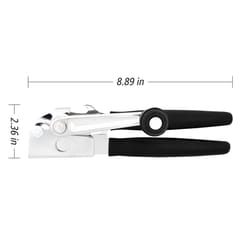 Swing-A-Way Black Stainless Steel Manual Can Opener
