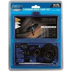 Century Drill & Tool Carbon Steel 2 in. L Hole Saw Set