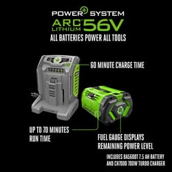 EGO Power+ 1100 Series LM2206SP 22 in. 56 V Battery Self-Propelled Lawn Mower Kit (Battery & Charger W/ 10.0AH BATTERY