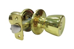 Faultless Tulip Polished Brass Entry Knobs Right or Left Handed