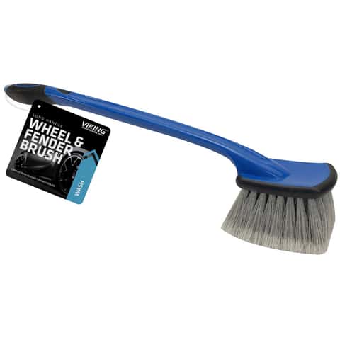 Viking Carpet & Upholstery Cleaning Brush, Scrub Brush for Car Interior & Home, Black/Blue