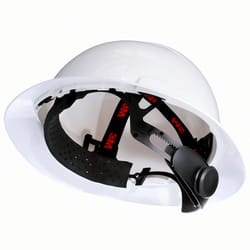 3M SecureFit 4-Point Ratchet Full Brim Hard Hat White