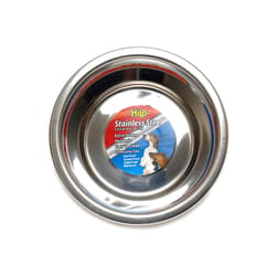 Hilo Silver Stainless Steel 2 cups Pet Bowl For Dog