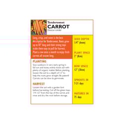 Lake Valley Seed Carrot Seeds