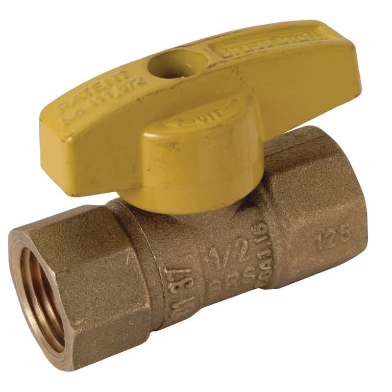 BrassCraft 1/2 in. Brass FIP Gas Ball Valve Ace Hardware