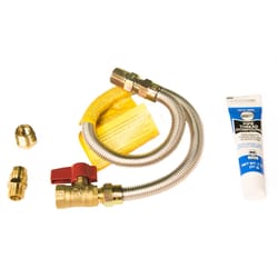 Comfort Glow World Marketing Copper Metal Hook -up Kit