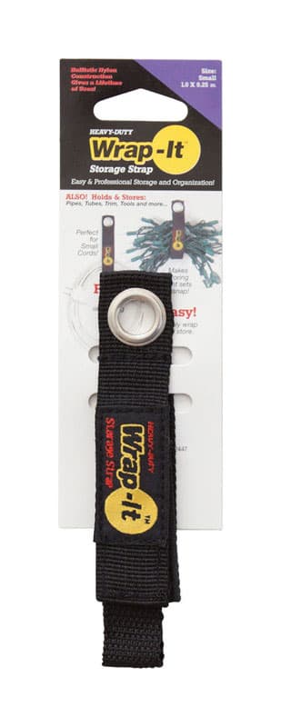 UPC 854059003006 product image for Wrap-It 1 in. W x 9 in. L 25 lb. 1 each Bundling Strap Black | upcitemdb.com