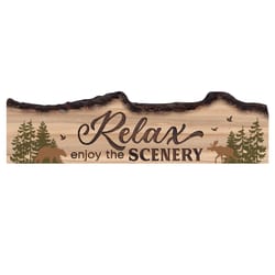 P Graham Dunn 6.5 in. H X 23.5 in. L Multicolored Wood Barky Sign