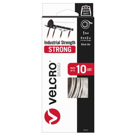 Velcro Industrial Strength Tape - 2-inch x 1-foot - Black - Craft