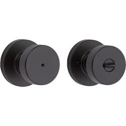 Kwikset Signature Series Pismo Matte Black Knob Right or Left Handed