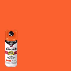 Rust-Oleum Stops Rust Custom Spray 5-in-1 Gloss Orange Spray Paint 12 oz