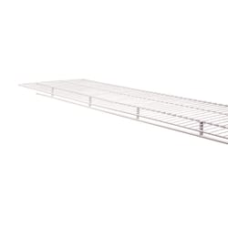 Rubbermaid 1.9 in. H X 12 in. W X 96 in. L Steel Linen Shelf