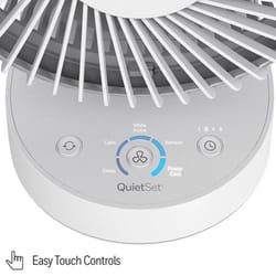 Honeywell QuietSet 13 in. H 5 speed Oscillating Table Fan
