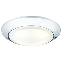 Westinghouse Chrome Metallic 5.5 in. W Steel LED Recessed Light Fixture 15 W